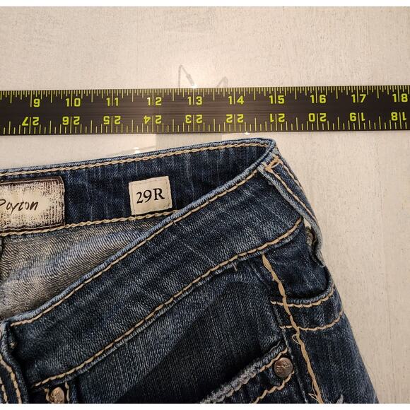 BKE Denim Women's Bootcut Payton Size 29 Embroidery Sequin - Picture 12 of 15